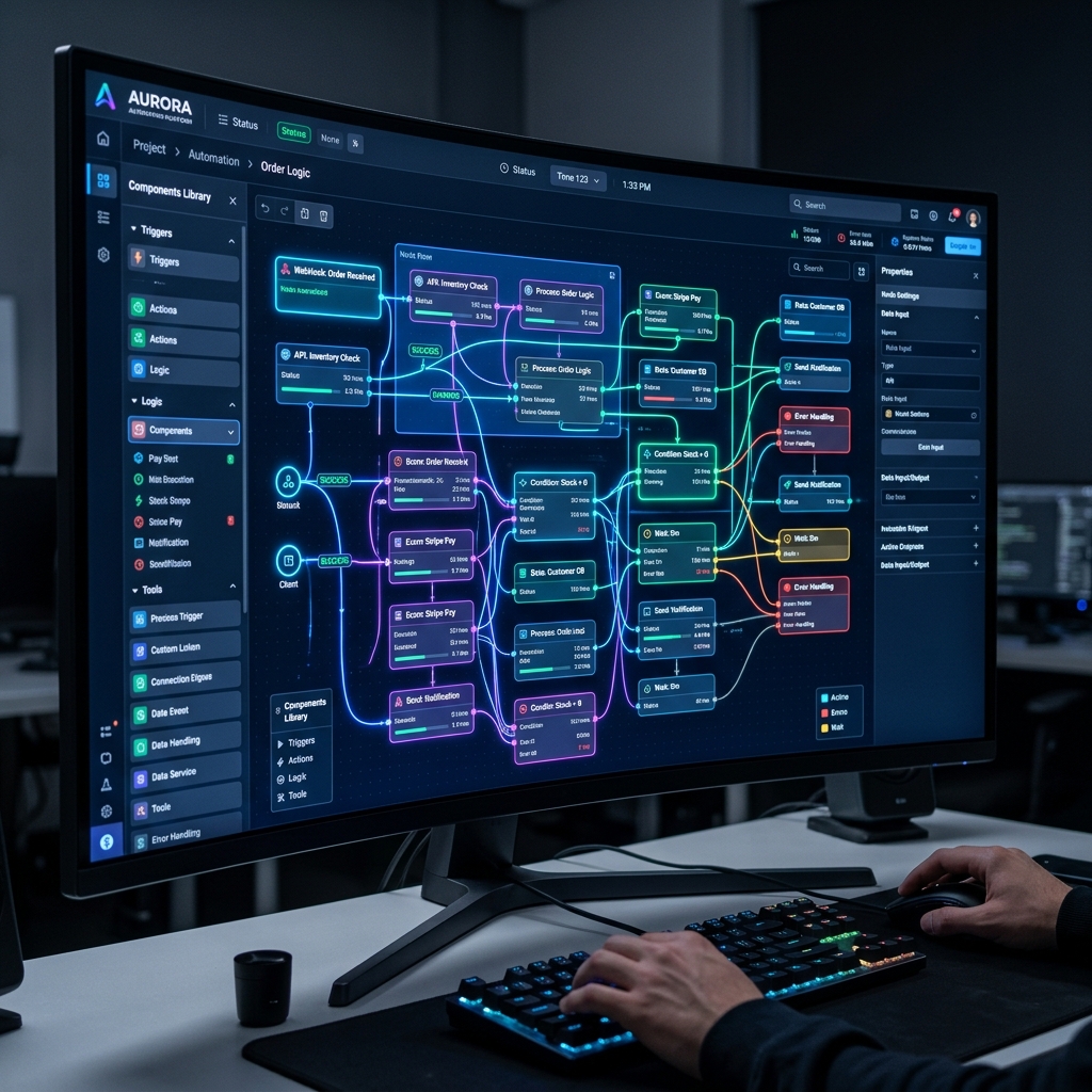Dashboard de Flujos y Nodos IA